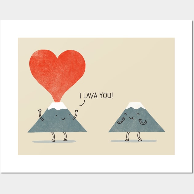 I lava you Wall Art by ilovedoodle